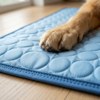 Sommerpfote Eisseide-Kühlmatte für Hunde – Lifestyle