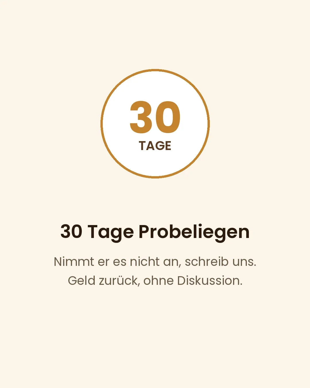 30 Tage Probeliegen